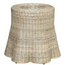 Bonnie Rattan Scalloped Side Table