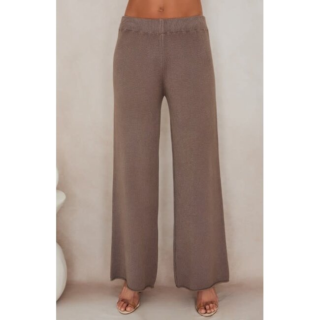 Italian Viscose Knit Flared Pant