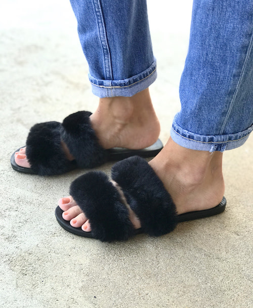 Fullmoon Furry Slide - Southern Accents Boutique