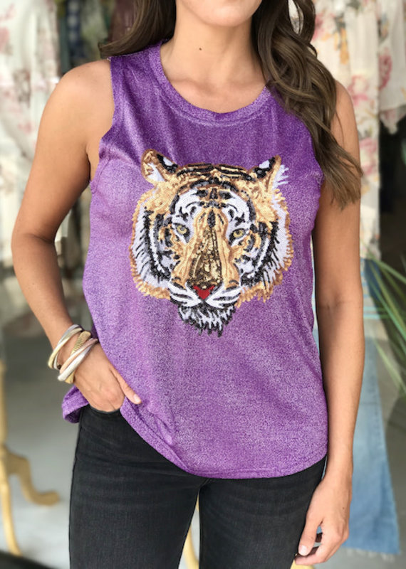 Ladies LSU Baseball Jersey Tee by Sparkle City