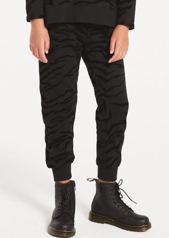 z supply ava leopard jogger
