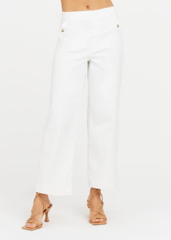 Spanx Stretch Twill Cropped Wide Leg Pant