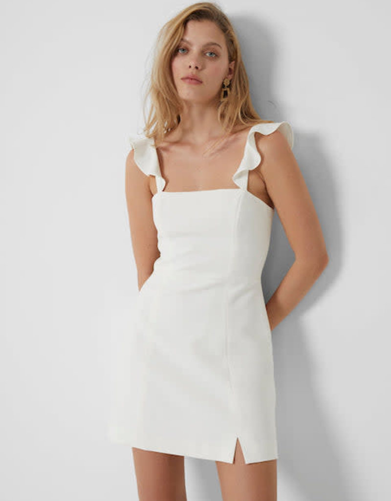 French Connection Whisper Ruffle Strap Dress