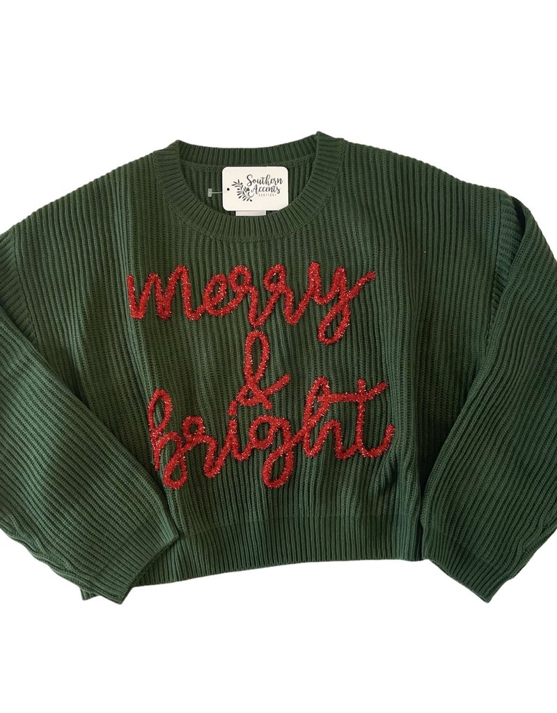 Queen of Sparkles Merry & Bright Sweater