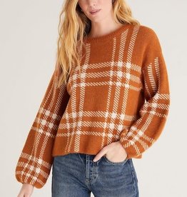 Z Supply Solange Plaid Sweater