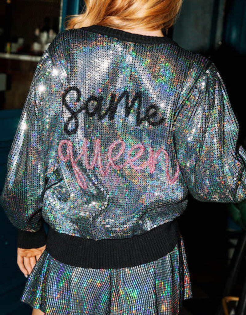 Queen of Sparkles New Year Same Queen Sweater