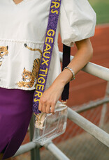 Beaded Geaux Tigers Strap