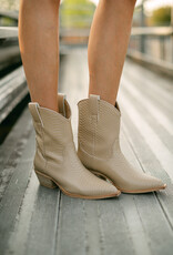 Shu Shop Zouzou Taupe Snake Boot