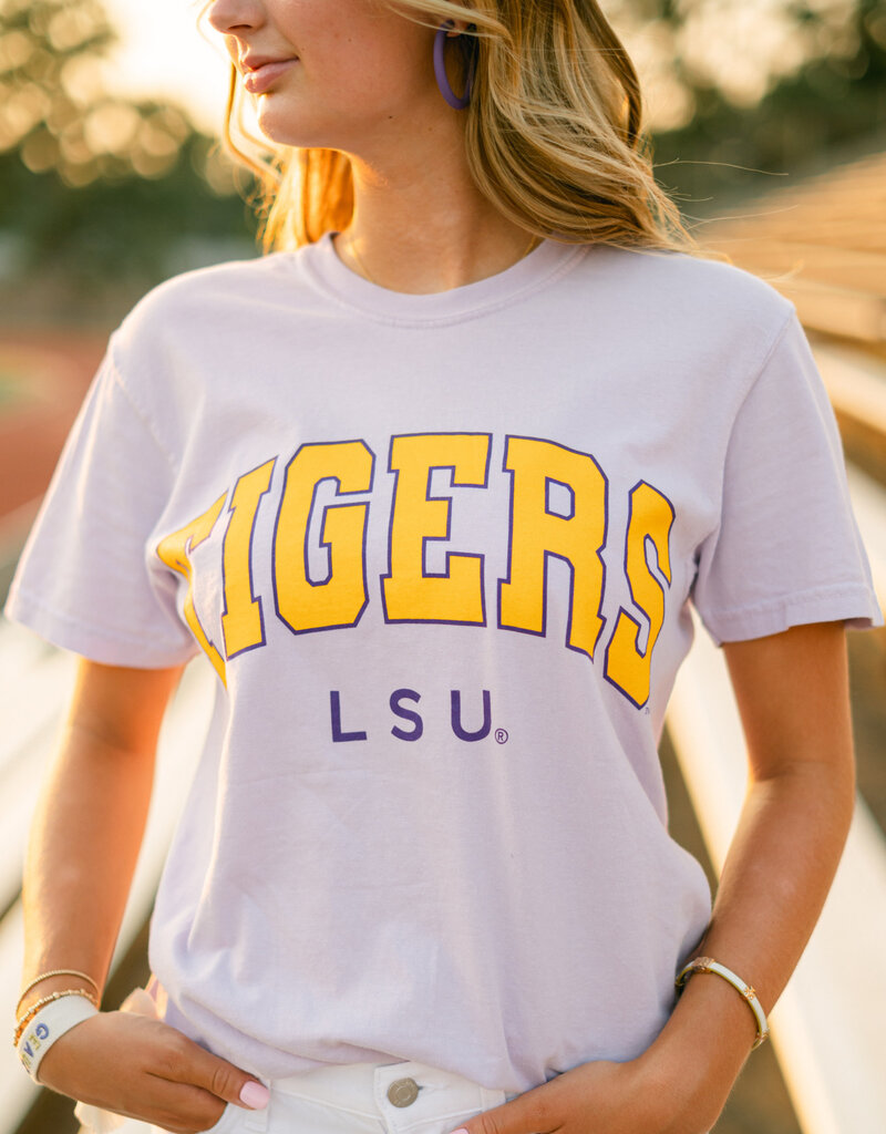 Orchid LSU Filled Tee