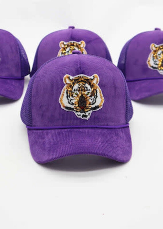 Corduroy Tiger Hat