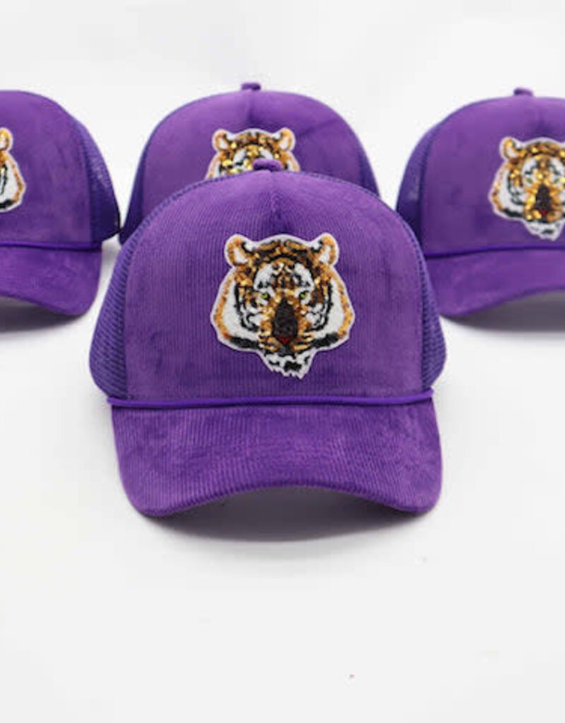 Corduroy Tiger Hat