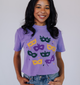 Sweet Baton Rouge Masquerade Mardi Gras Tee