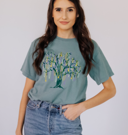 Sweet Baton Rouge Mardi Gras Bead Tree Tee