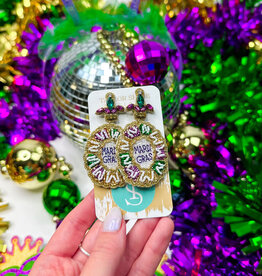 Taylor Shaye Beaded King Cake Drops