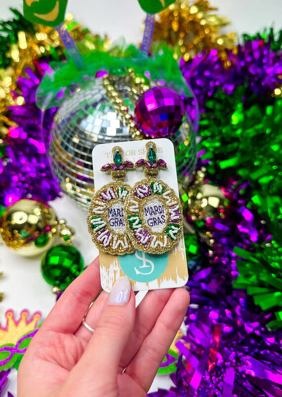 Taylor Shaye Beaded King Cake Drops