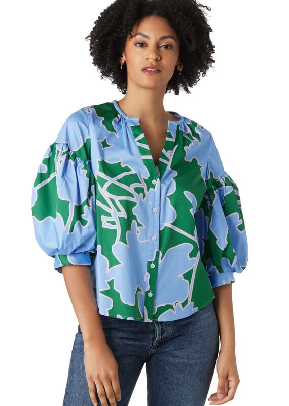 Crosby by Mollie Burch Ashby Top Floral FIgure
