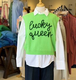 Queen of Sparkles Lucky Queen Sweater Vest