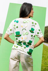 Queen of Sparkles St. Patrick's Day Icon Tee