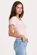 Another Love Bria Sweetheart Ribbed Top