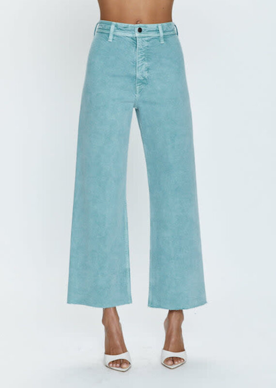 Pistola Penny HIgh Rise Wide Leg Aqua