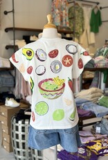 Queen of Sparkles White Guacamole Ingredient Icon Tee
