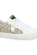 Vintage Havana Kids Patty White/Gold Glitter Sneaker