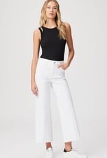 Paige Anessa Raw Hem Crisp White