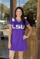 Sparkle City Licensed LSU Jersey Dress