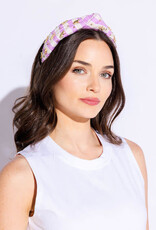 Hello Edie Striped Tiger Knot Headband