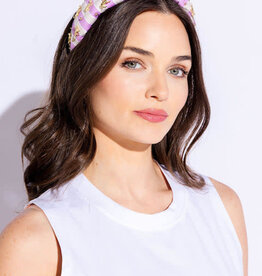 Hello Edie Striped Tiger Knot Headband