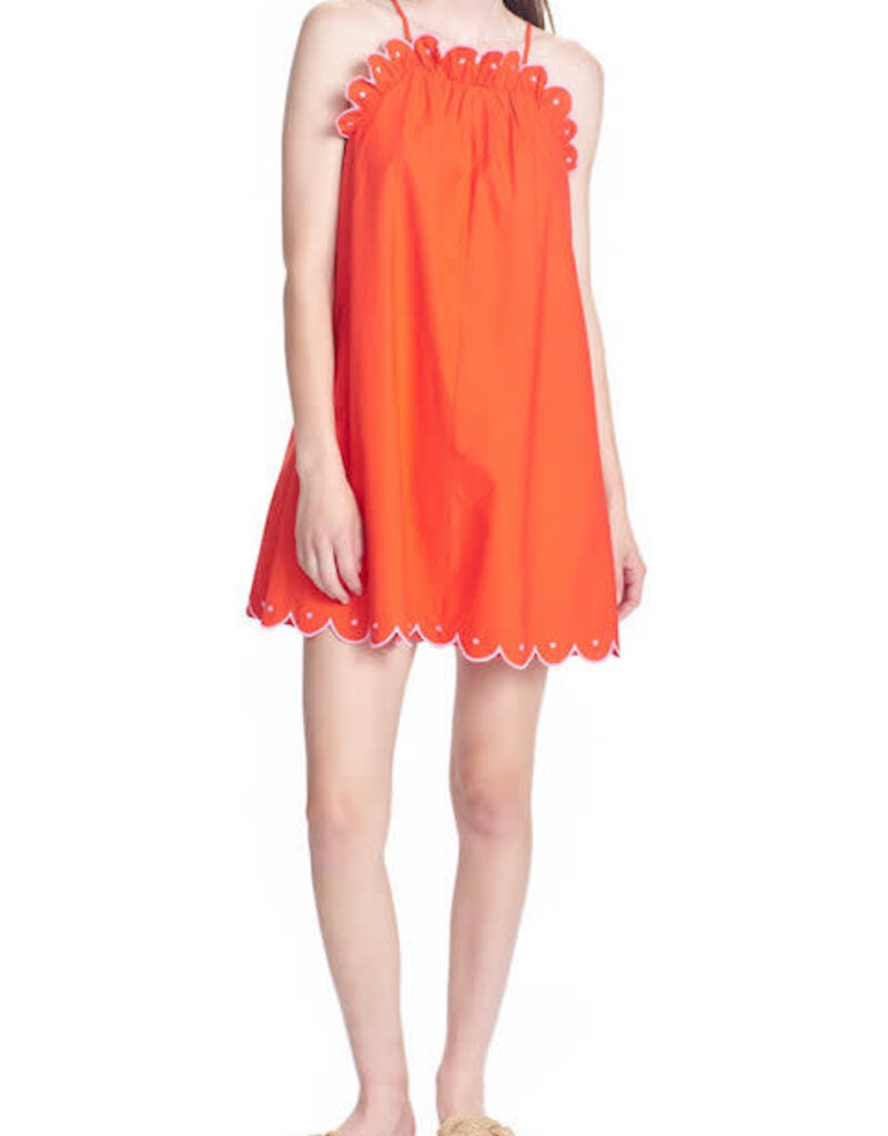 The Harper Dress Embroidered Cherry