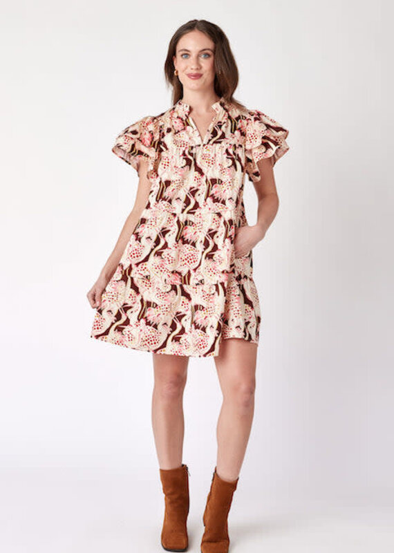 Crosby by Mollie Burch Mila Dress Cranes
