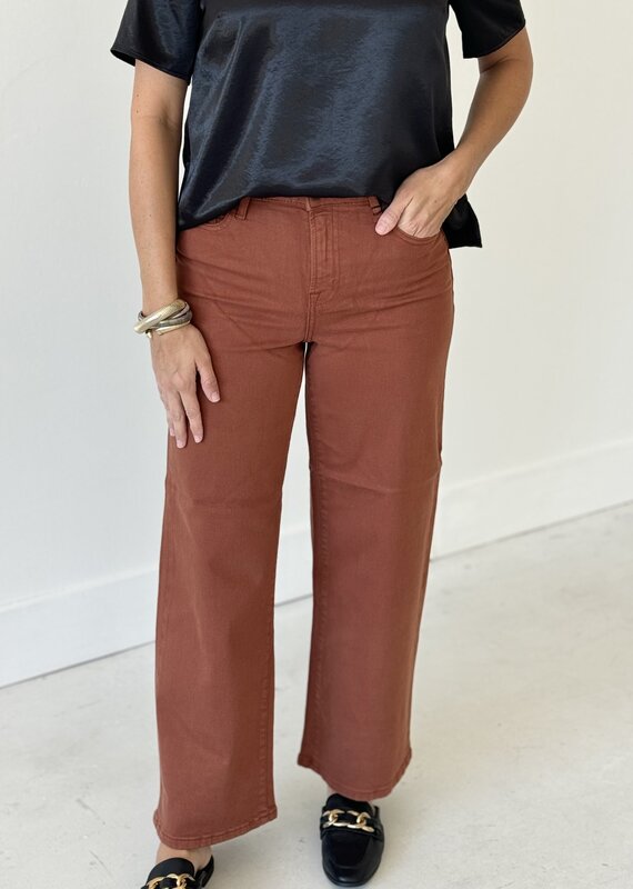 Hidden Nori Wide Leg  Rust
