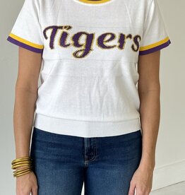 Sparkle City TIgers Short Sleeve Sweater
