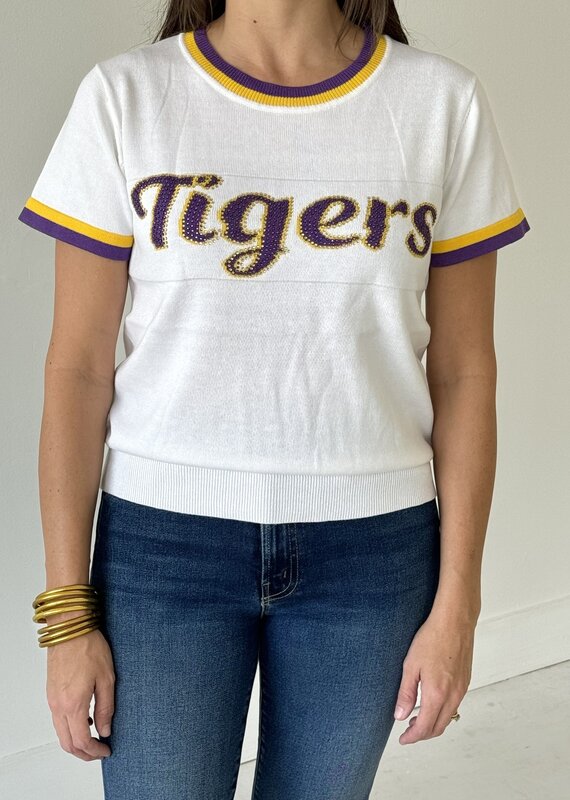 Sparkle City TIgers Short Sleeve Sweater