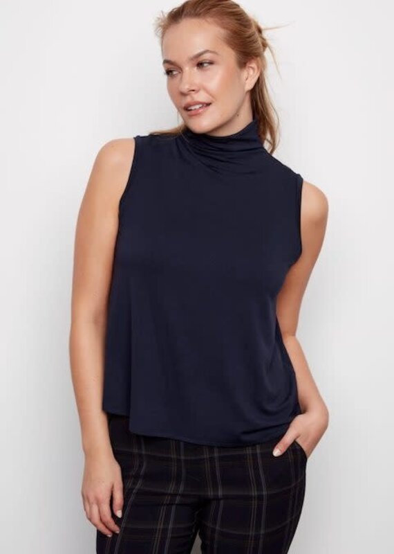 Kali Jersey Sleeveless Tank Navy