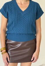 Scout Sweater Vest Empress Teal