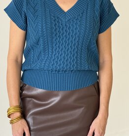 Scout Sweater Vest Empress Teal