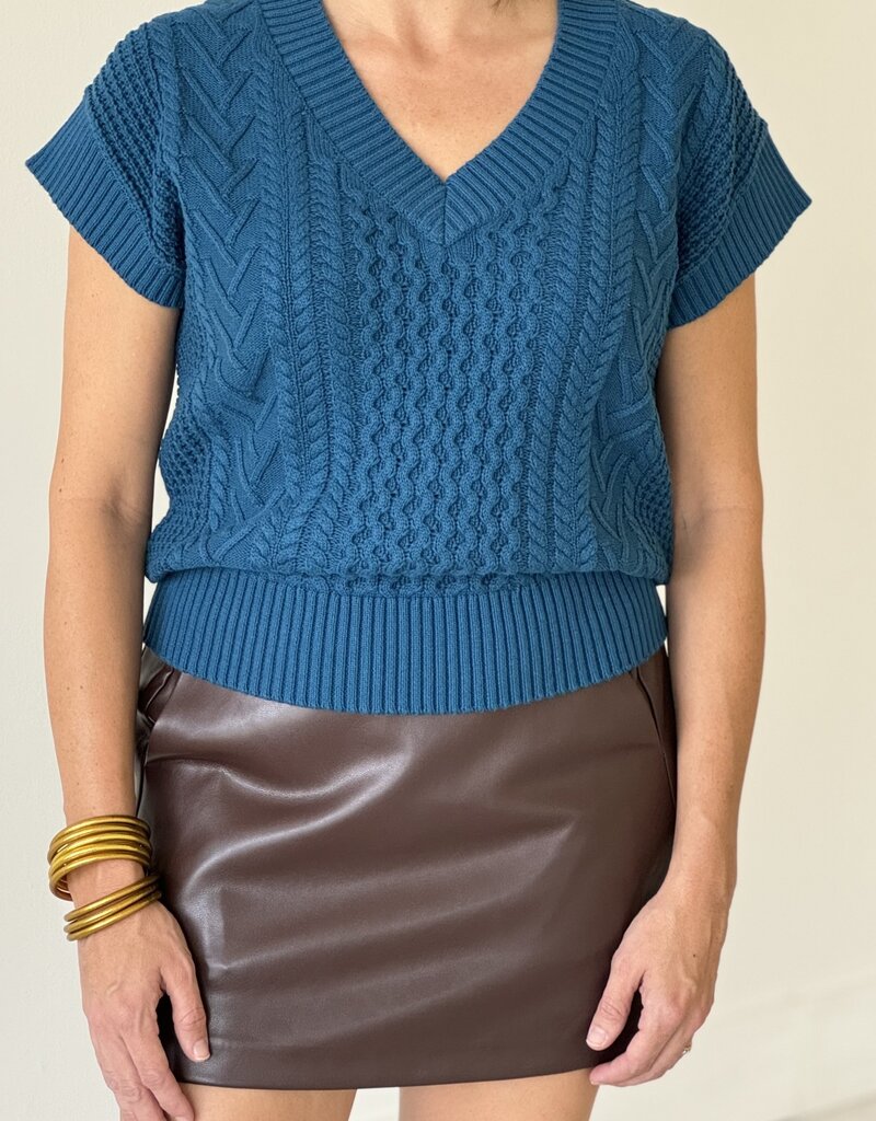 Scout Sweater Vest Empress Teal