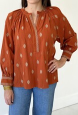 Carmen Embroidered Blouse