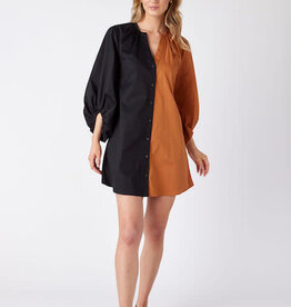 Crosby by Mollie Burch Liv Dress Panther Black/Inca Gold