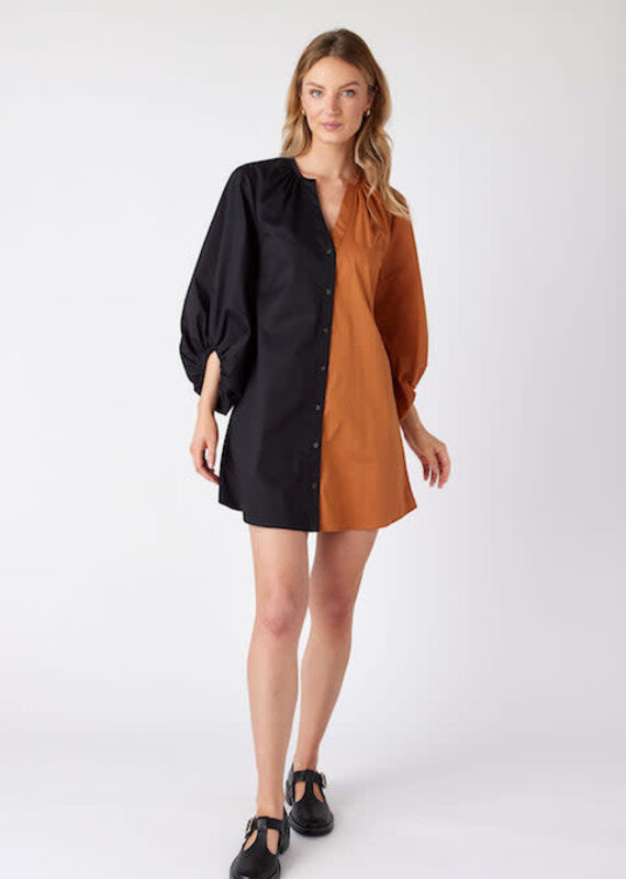 Crosby by Mollie Burch Liv Dress Panther Black/Inca Gold