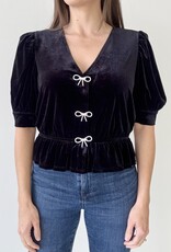 Eline Rhinestone Bow Top