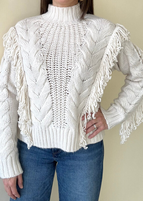 Crafted Fringe Sweater