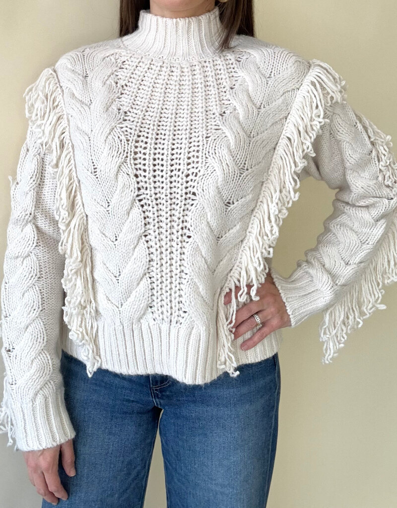 Crafted Fringe Sweater