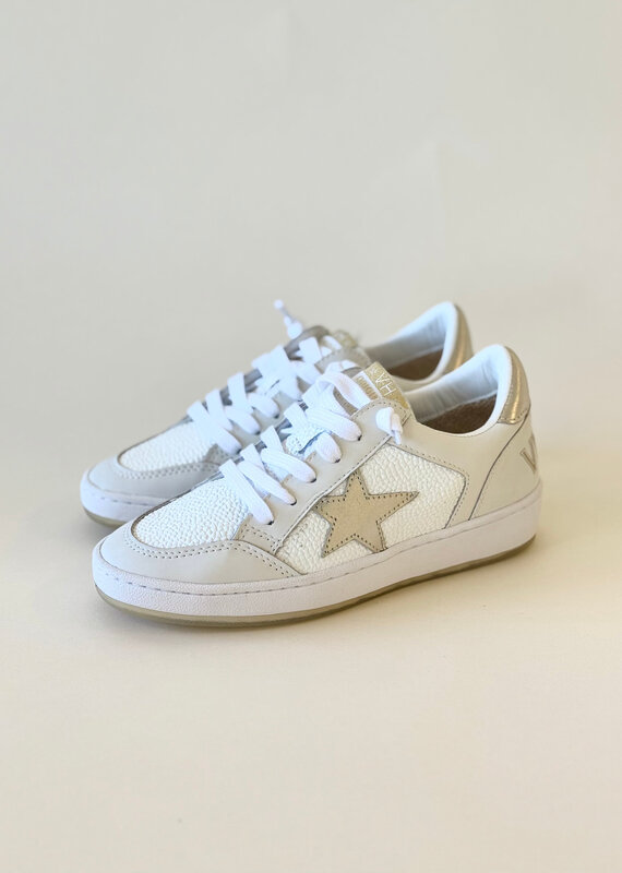 Vintage Havana Denisse 39 Gold Star Pebbled Sneaker