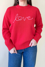 Z Supply Love Notes Boyfriend Sweater