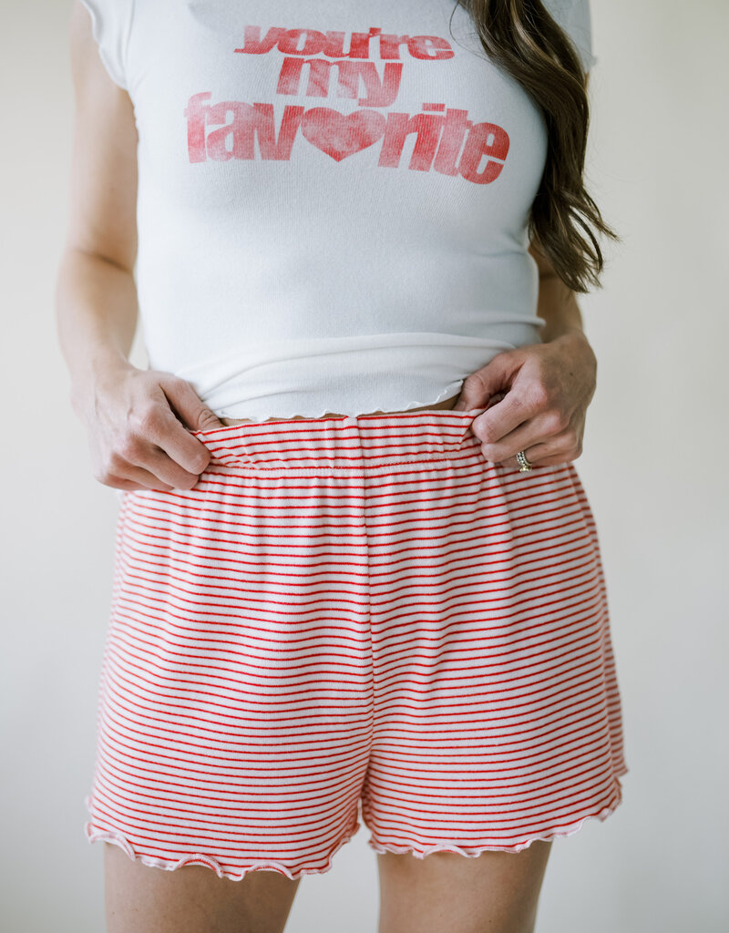 Z Supply Emma Stripe Short Rendezvous