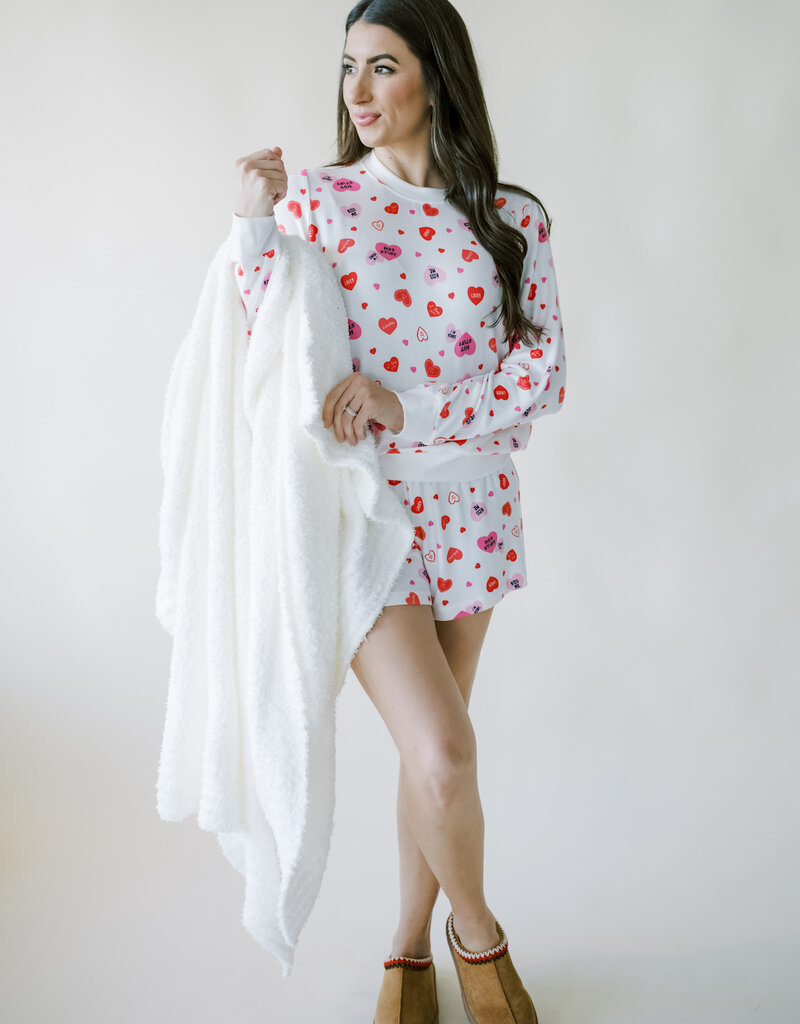 Z Supply Valentine LS Top Vanilla Ice