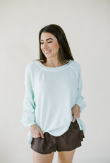 Free People One To Beat Pullover Pistachio